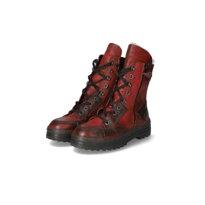 Abbildung von KRISBUT Winterboots, Plateaustiefel, Chunky Boots, Schnürstiefel mit Reißverschluss