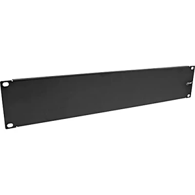 Abbildung von InLine® 19&quot; Blindplatte, 2HE, RAL 9005 schwarz