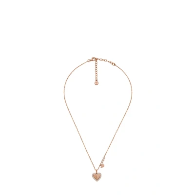 Abbildung von Emporio Armani Damen Edelstahl oder Sterlingsilber Halskette mit Karabinerverschluss, Schimmerndes Gold