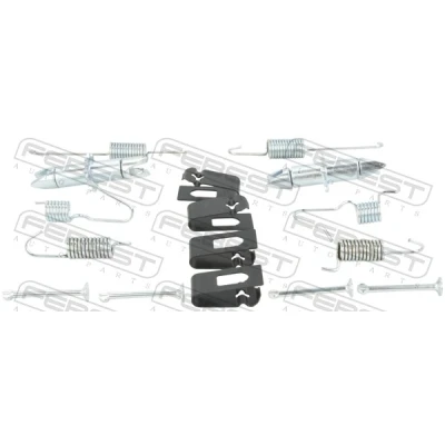 Abbildung von Zubehörsatz, Feststellbremsbacken FEBEST 0204 F15ER KIT