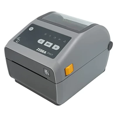 Abbildung von ZEBRA ZD621d Drucker mit Cutter 203 DPI Thermodirekt 104 mm max. Druckbreite, BTLE, LAN, seriell (RS 232), USB, USB Host Schnittstellen (ZD6A042 D2EF00EZ)