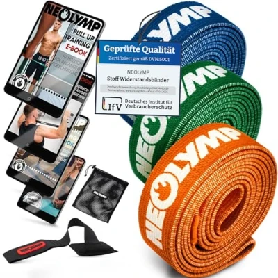 Abbildung von Neolymp FITNESSBÄNDER 3ER SET Sonstige Accessoires für Kinder, Größe: One Size, Blau grün orange