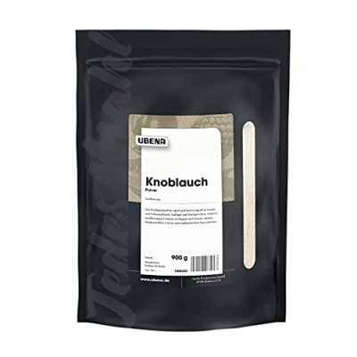 Abbildung von UBENA Knoblauchpulver im wiederverschließbaren Vorratsbeutel, 1er Pack (1 x 900 g)