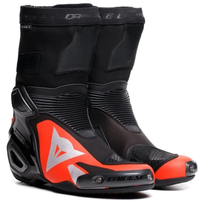 Abbildung von Dainese Motorradstiefel Axial 2 Boots Racing Stiefel, BLACK/RED FLUO, 47 EU