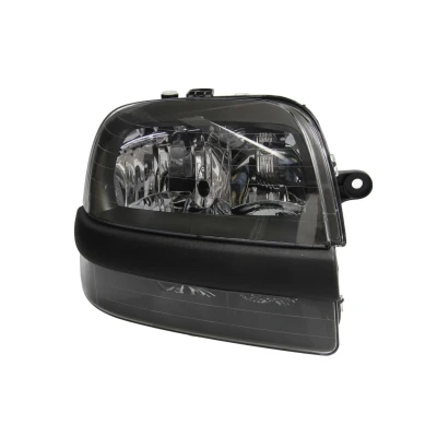 Abbildung von ABAKUS 661 1135R LD EM Scheinwerfer rechts H7, H1 glasklar für Rechtsverkehr ohne Lampenträger, Glühlampe Stellmotor LWR P14.5s, PX26d