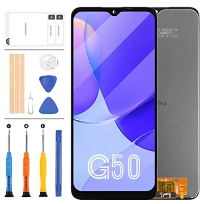 Abbildung von Ersatzglas für Motorola Moto G50 XT2137 1 2 LCD Display Teile Montage Touch Digitizer Panel Komplettes Reparaturset mit kostenlosen Werkzeugen