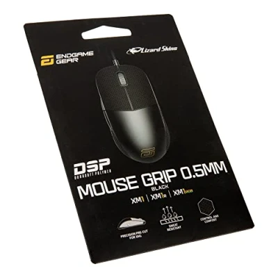 Abbildung von ENDGAME GEAR XM1 Lizard Skins DSP Grip Maus Griptape Stärke 0,5 mm Optimale Griffigkeit für Gaming Gamer Kompatibilität XM1, XM1r, RGB schwarz