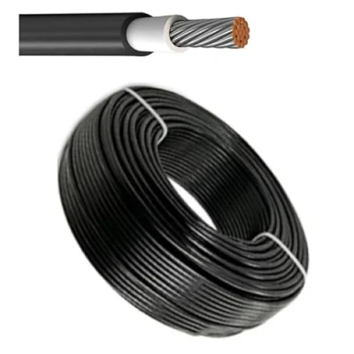 Abbildung von PowerWerk Solarkabel 6mm² Rot 5m UV beständig, flexibel, Photovoltaik, PV Kabel, Solar Anschlusskabel für Solarpanel, Wechselrichter &amp; Laderegler (Rot, 5m)