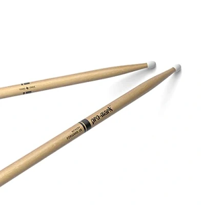 Abbildung von ProMark Drumsticks Schlagzeug Sticks Schlagzeugsticks Klassischer Vorwärts 2B Drum Ovale Nylonspitze Hickoryholz 1 Paar