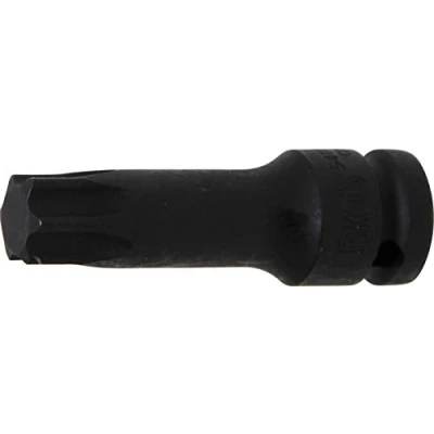 Abbildung von BGS 5480 T80 Kraft Bit Einsatz Länge 75 mm 12,5 (1/2&quot;) T Profil (für Torx) für Hand und Schlagschrauber CR MO Stahl