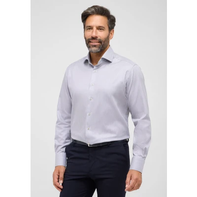 Abbildung von Eterna Strukturiertes KETTLANCÉ HEMD Modern FIT Hemd, Herren, Größe: 44, Grau