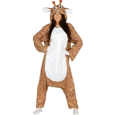 Abbildung von Fiestas Guirca Kostüm Giraffen Kigurumimi für Erwachsene