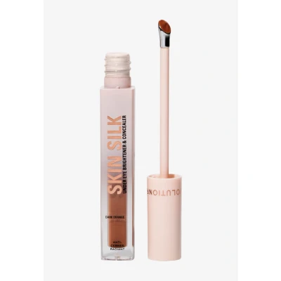 Abbildung von Revolution Skin Silk Radiant Serum Augenaufheller Hydratisiert und glättet mit Hyaluronsäure Squalan Vegan &amp; Cruelty Free Dark Orange 4 ml