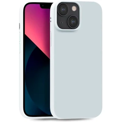 Abbildung von MyGadget Hülle kompatibel mit iPhone 13 robuste Handyhülle TPU Case Slim Silikonhülle Back Cover Kratzfest Schutzhülle matt Weiß