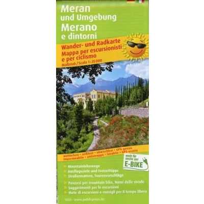 Abbildung von Meran und Umgebung: Wander Radkarte mit Ausflugszielen &amp; Freizeittipps, wetterfest, reißfest, abwischbar, GPS genau. 1:35000 (Wander Radkarte: WuRK)