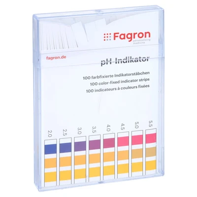 Abbildung von Ph indikator Teststreifen 1X100 St