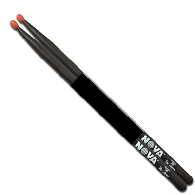 Abbildung von Vic Firth vf n2bnb Nova 2B Nylon Tip Drum Sticks Schwarz