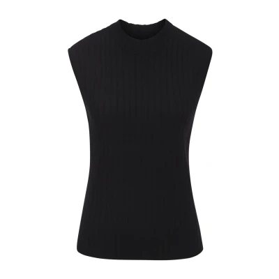 Abbildung von French Connection Stricktop, mit kleinem Stehkragen, Loungewear