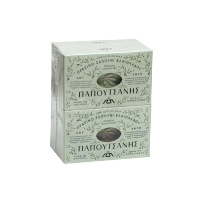 Abbildung von Papoutsanis Pure Greek Olive Oil Soap 6 PACK of 8.8 Oz (250g) Bars by
