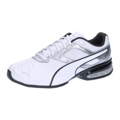 Abbildung von PUMA Herren Tazon 6 FM Laufschuhe, White Silver Black, 43 EU