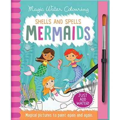 Abbildung von Shells and Spells Mermaids, Mess Free Activity Book (Magic Water Colouring)