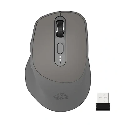 Abbildung von KUIYN X7 2.4G Kabellose Maus Bluetooth Mäuse, Dual Mode Büromäuse mit Batterieanzeige, wiederaufladbare Typ C Gaming Maus, 5 einstellbare DPIs, PixArt 3212, 96 g Ultraleichte für Windows/Android