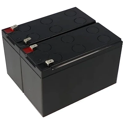 Abbildung von Akku passend für den APC AkkuPack RBC22 zum Selbsteinbau 2X CSB GP1272F2 12 Volt AGM Bleiakku 7,2Ah, 151x65x100mm 6,3mm