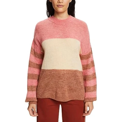 Abbildung von Esprit Strickpullover, Damen, Größe: Large, Coral red