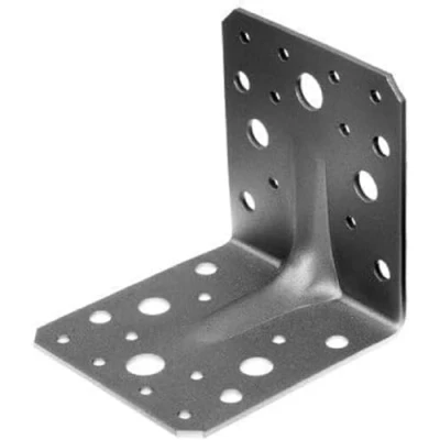 Abbildung von Alberts 330521 Schwerlast Winkelverbinder mit Sicke sendzimirverzinkt 105 x 90 mm 12er Set