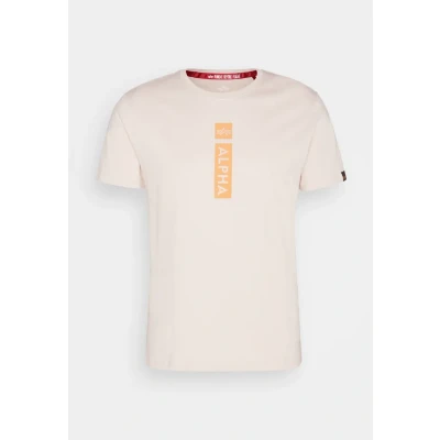 Abbildung von Alpha Industries Tshirt print, Herren, Größe: Small, Stream white