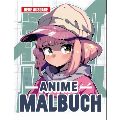Abbildung von Anime Malbuch: [Neuveröffentlichung] Über 50 wunderschöne Seiten für Mädchen und Kinder im Alter von 6 bis 12 Jahren.
