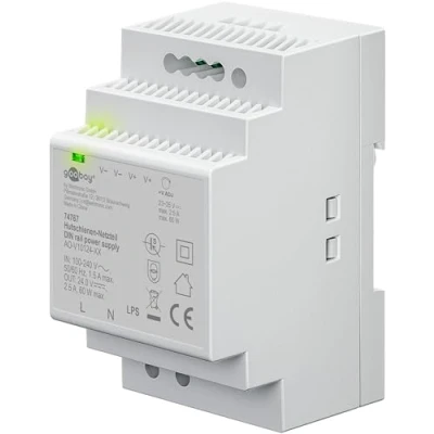 Abbildung von Hutschienen Netzteil (DIN Rail) 24 V (DC), 2,5 A, 60 W