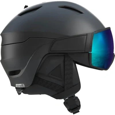Abbildung von Salomon Driver S Ski Snowboard Helm Visier Herren, Schwarz