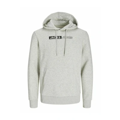 Abbildung von Jack &amp; Jones CORP LOGO PLAY NOOS Kapuzenpullover, Herren, Größe: Small, White melange