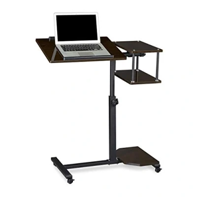 Abbildung von relaxdays Laptoptisch höhenverstellbar XL, Schwarz