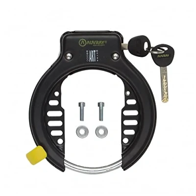 Abbildung von Auvray Antivol Hufeisen Mega Lock Erwachsene, Unisex, Schwarz, Einheitsgröße