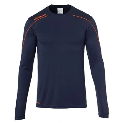 Abbildung von uhlsport Herren Stream 22 Langarm Trikot, Marine/Fluo rot, XXXL