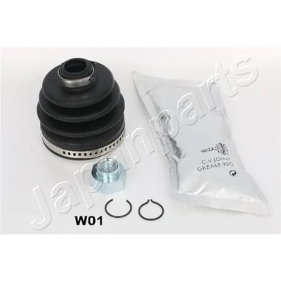 Abbildung von JAPANPARTS KB W01 Achsmanschette radseitig CHEVROLET: Matiz, SUZUKI: SWIFT 2 Schragheck, Stufenheck