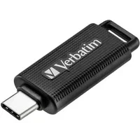 Abbildung von Verbatim Store &#039;n&#039; Go USB C Stick, kompakter Speicherstick mit 32 GB Datenspeicher, portabler Stick in Schwarz, ideal für Handy, Laptop, PC und Notebook