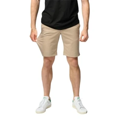 Abbildung von Performance Shorts Herren Stilvolle Regular Fit Stretch Angenehme Praktische Männer für Business &amp; Freizeit (DE/NL/SE/PL, Alphanumerisch, M, Regular, Beige)