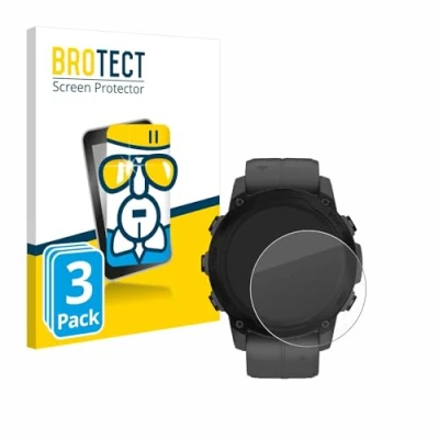 Abbildung von BROTECT Schutzglas für Garmin Descent G1 (3 Stück) Schutzfolie Panzer Folie Glas [Extrem Kratzfest 9H, Anti Fingerprint, Ultra Transparent]