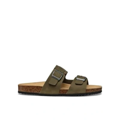Abbildung von Geox Ghita Pantolette flach, Herren, Größe: 44, Grün Schuhe