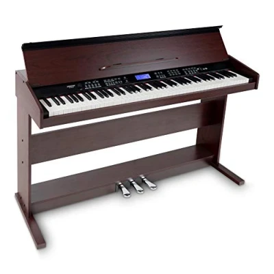 Abbildung von FunKey Digitalpiano DP 88 II E Piano mit anschlagsdynamische Tasten, umfangreiche Begleitautomatik und Keyboard Chord Akkordbegleitung