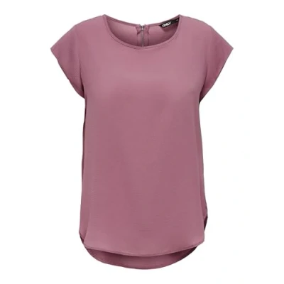 Abbildung von ONLY Onlvic Solid Bluse, Damen, Größe: 34, Mesa rose