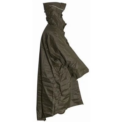 Abbildung von LOWLAND OUTDOOR Regenponcho Wasserdicht (7000mm Wassersäule), Grun, XL