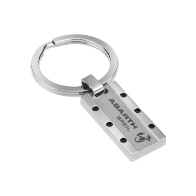 Abbildung von Breil Abarth Schlüsselanhänger silvercoloured, Herren, Größe: One Size, Silver coloured
