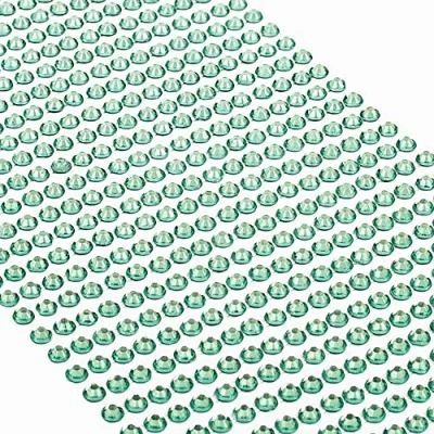 Abbildung von Movoja Mint Grüne Strasssteine runde Glitzersteine 880 Stück 4 mm selbstklebend zum Verzieren und Basteln Schmucksteine aufkleben Steinchen Dekosteine Bastelsteine Grün