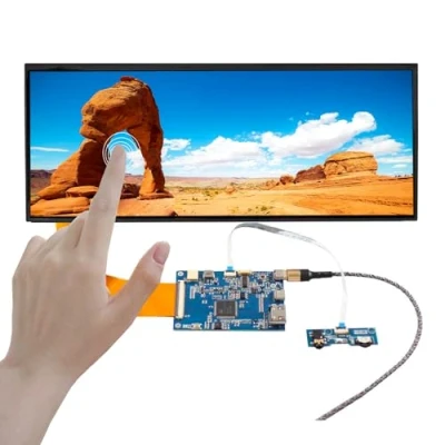 Abbildung von VSDISPLAY 12,3 Zoll 1920 x 720 FHD IPS Wide LCD Touchscreen und Typ C Mini HDMI LVDs Controller Board 70pin