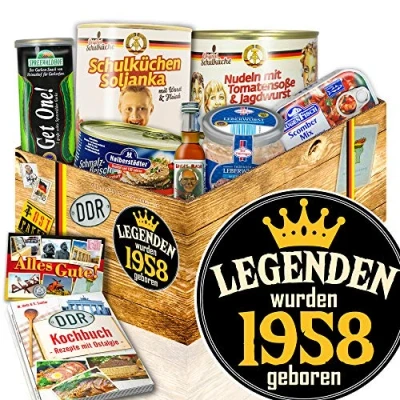 Abbildung von Legenden 1958 Geschenkset DDR Ehemann Geburtstagsgeschenk