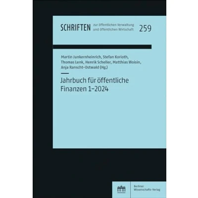 Abbildung von Jahrbuch für öffentliche Finanzen (2024) 1 (Schriften zur öffentlichen Verwaltung und Wirtschaft)